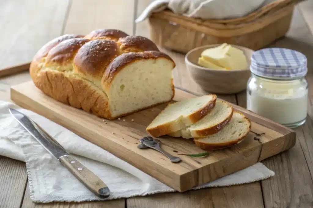 What makes cottage bread different - Two-tiered loaf with crumb details